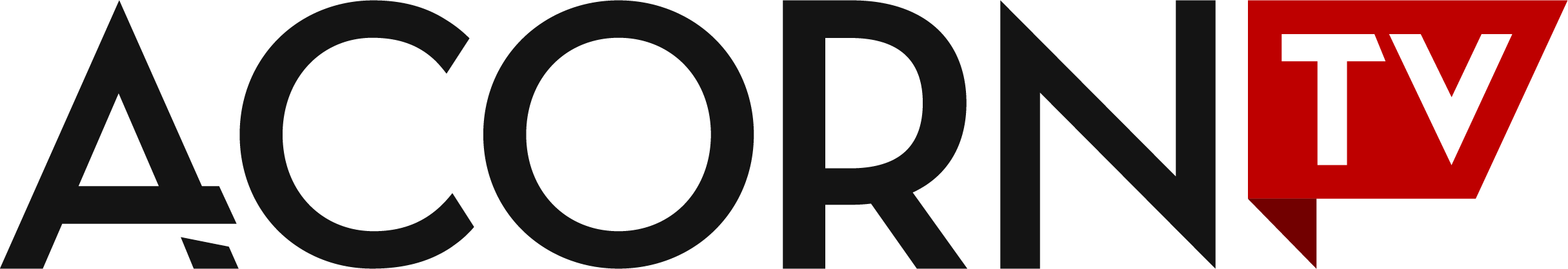 Nuevo logo de Acorn TV (2019) de Trollbäck+Company