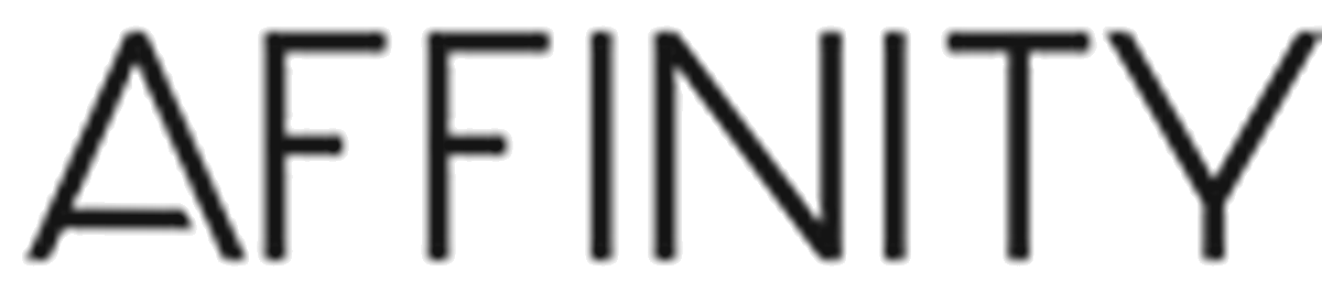 Logo de Affinity antes del rebranding de 2025