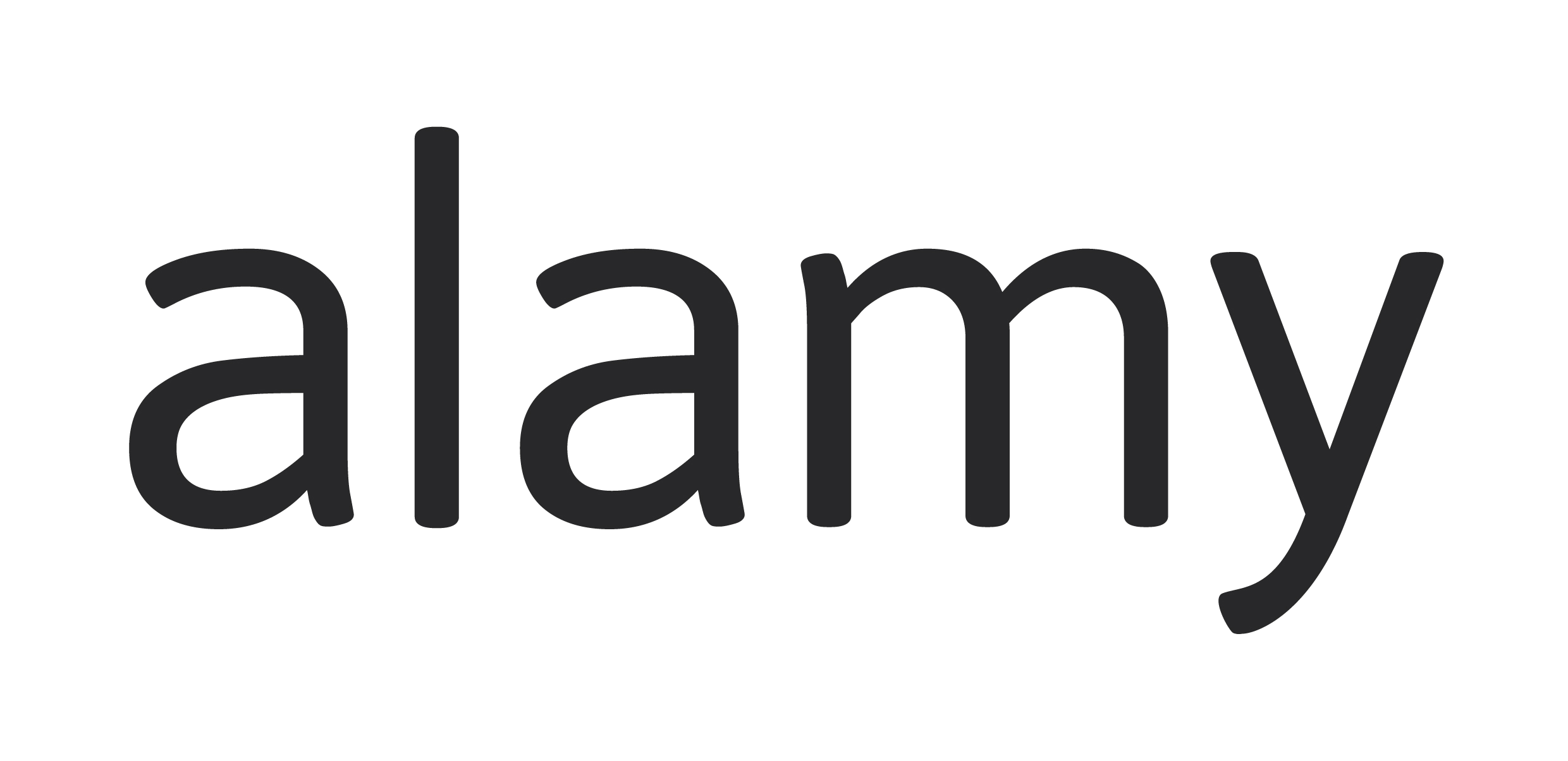 Logo de Alamy antes del rebranding de 2021