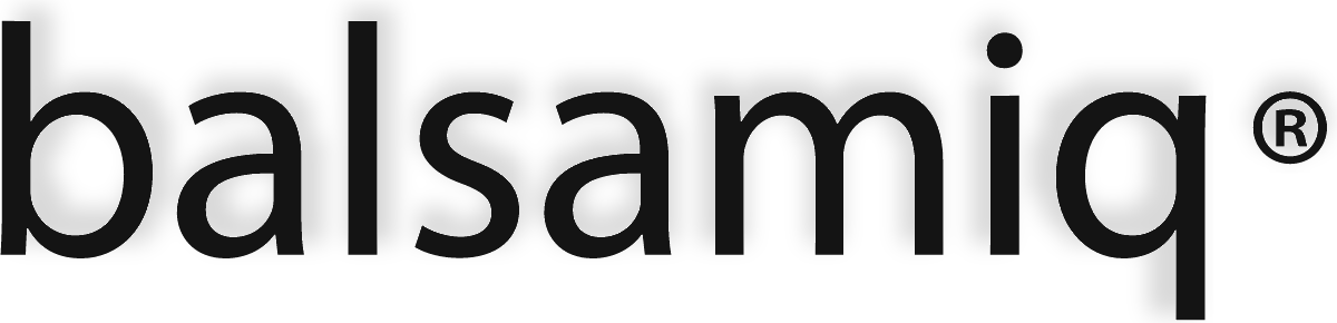 Logo de Balsamiq antes del rebranding de 2025