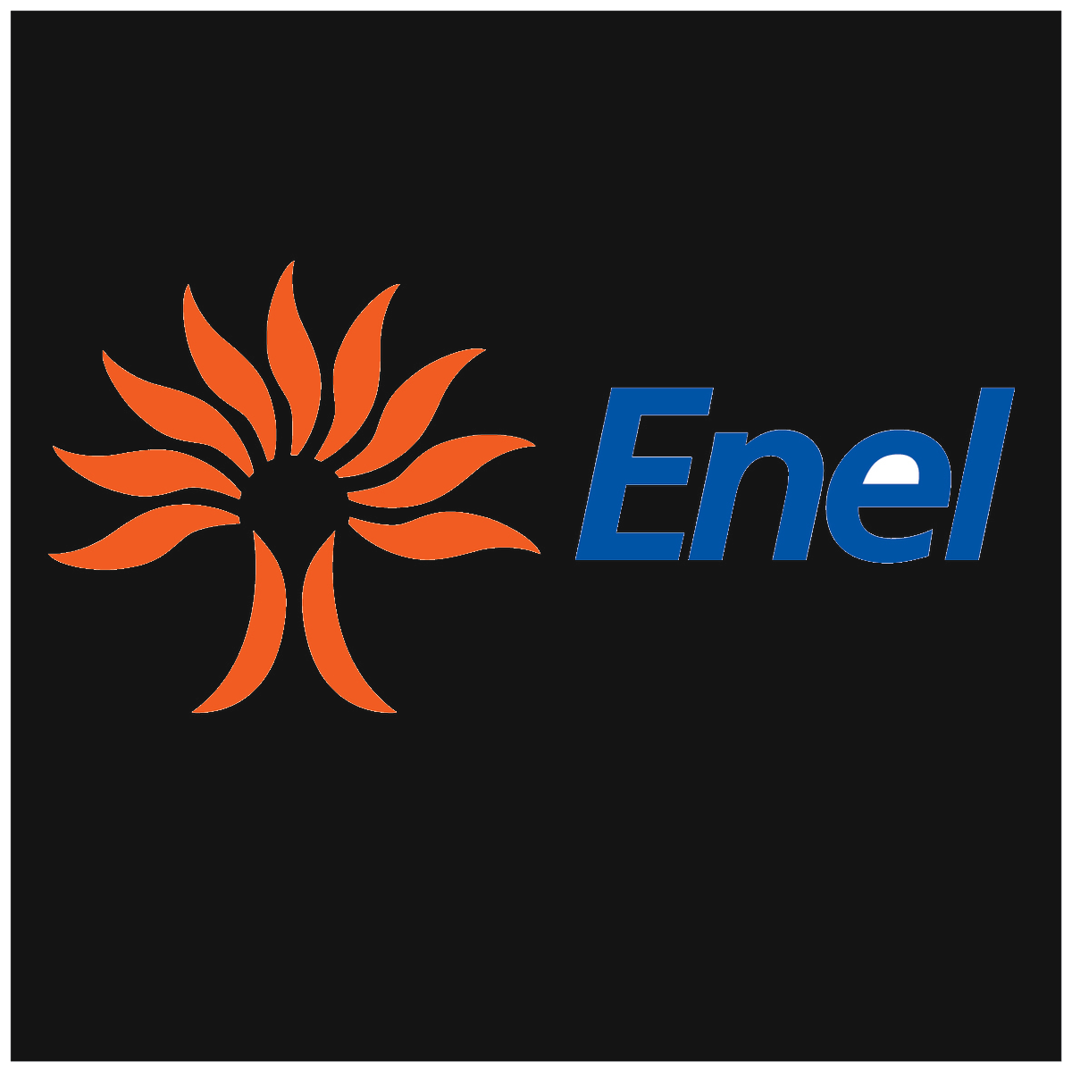 Logo de Enel antes del rebranding de 2016