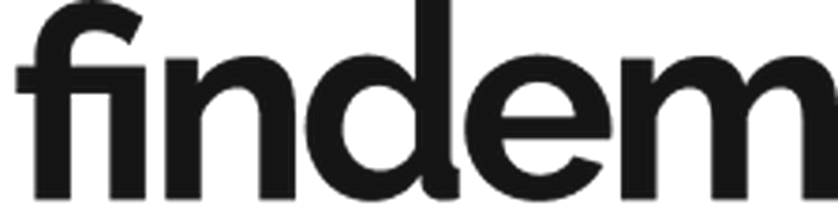 Findem logo before 2026 rebrand