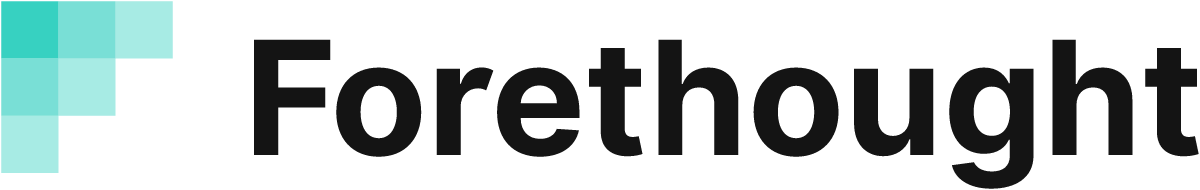 Logo de Forethought antes del rebranding de 2021