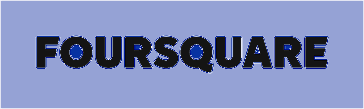 Logo de Foursquare antes del rebranding de 2020