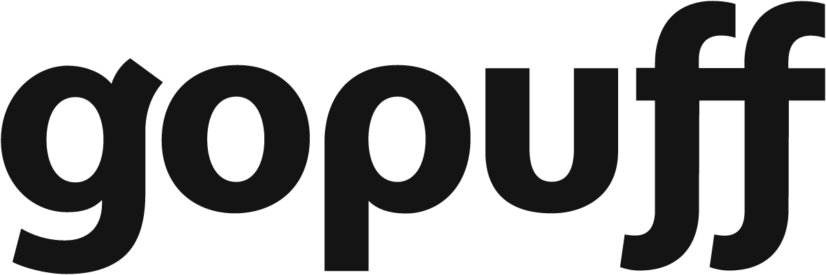 Nuevo logo de Gopuff (2021) de Mackey Saturday