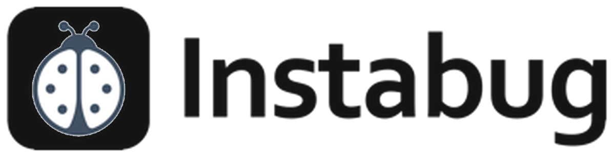 Logo de Instabug antes del rebranding de 2019