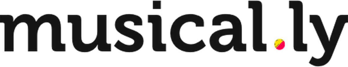 Logo de TikTok antes del rebranding de 2018