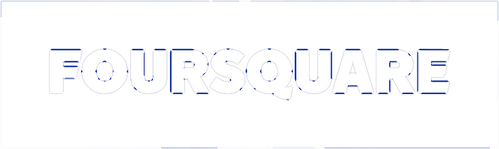 Foursquare logo before 2020 rebrand