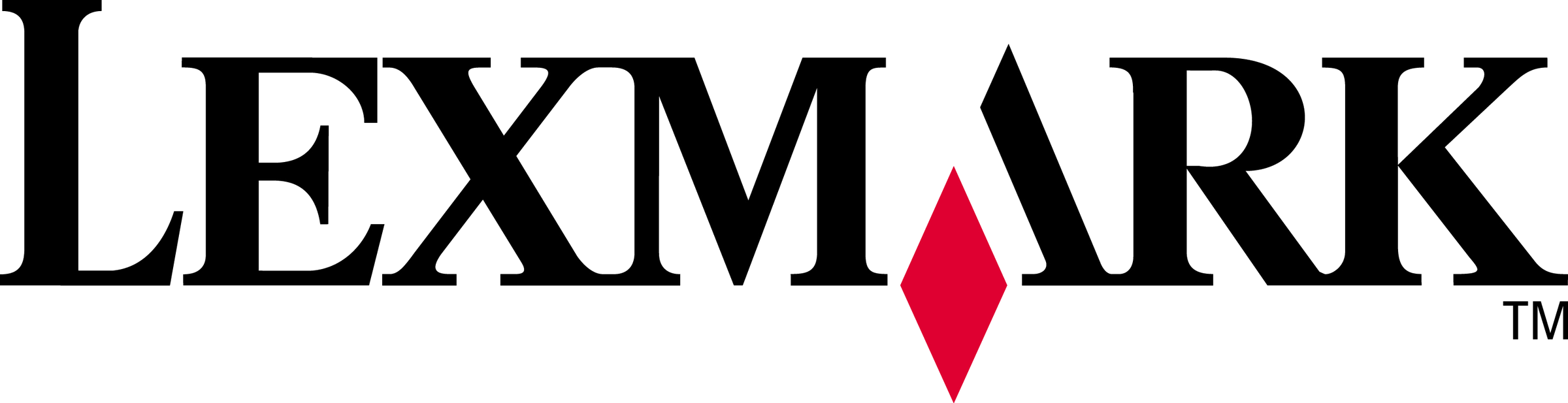 Lexmark logo before 2015 rebrand