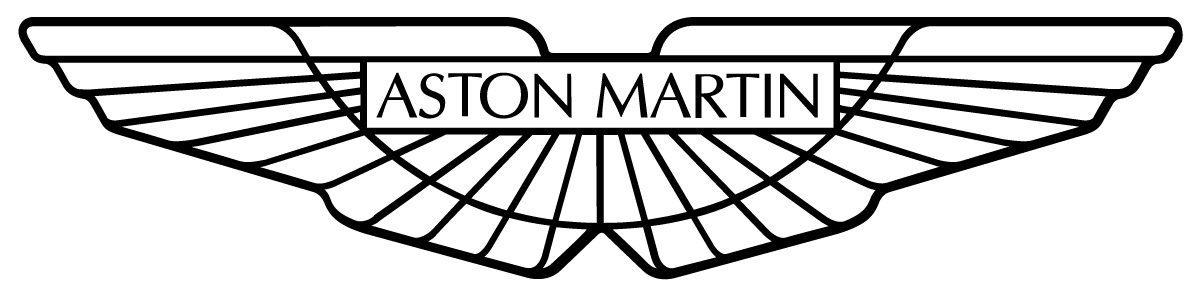 Aston Martin logo before 2022 rebrand