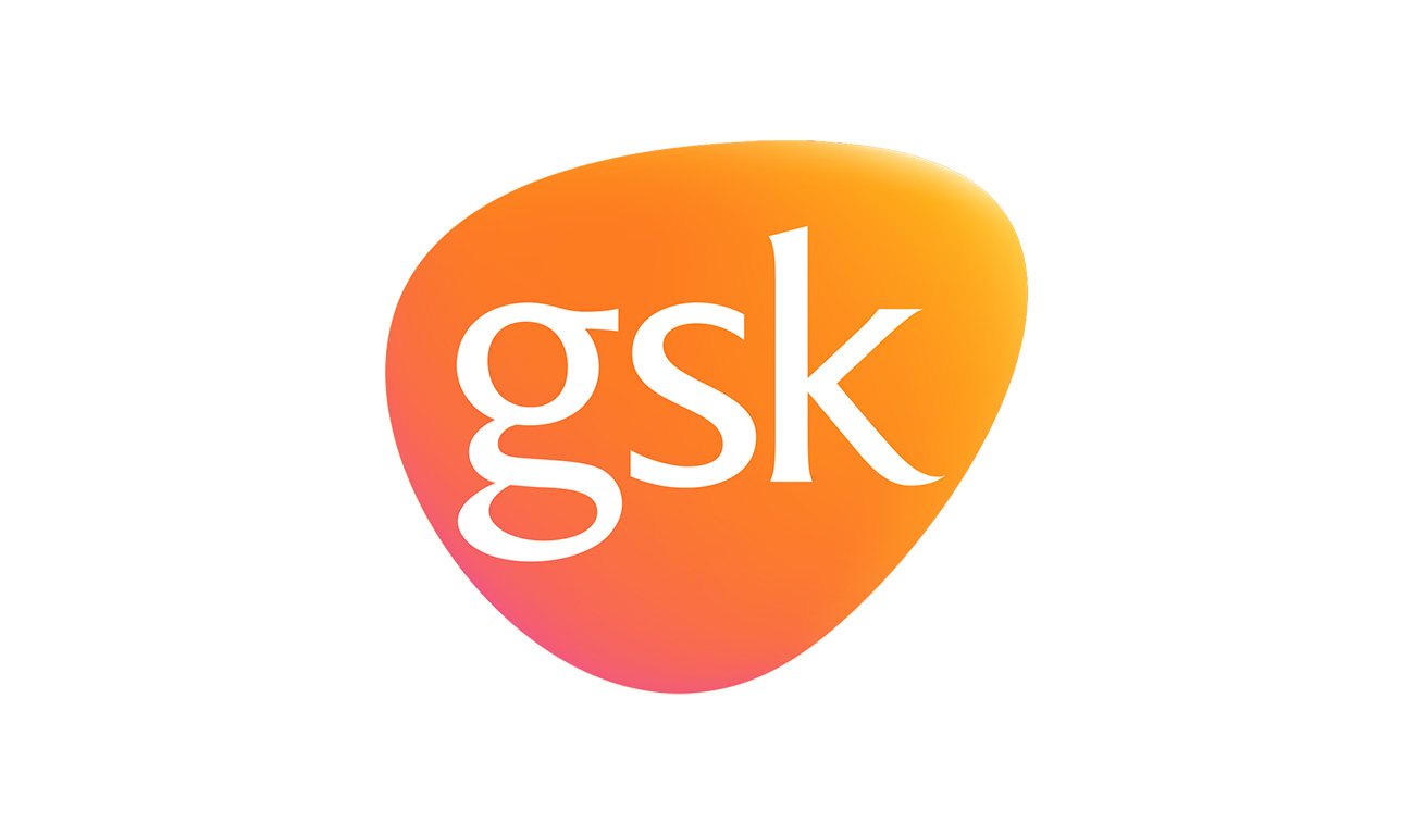 Logo de GSK antes del rebranding de 2022