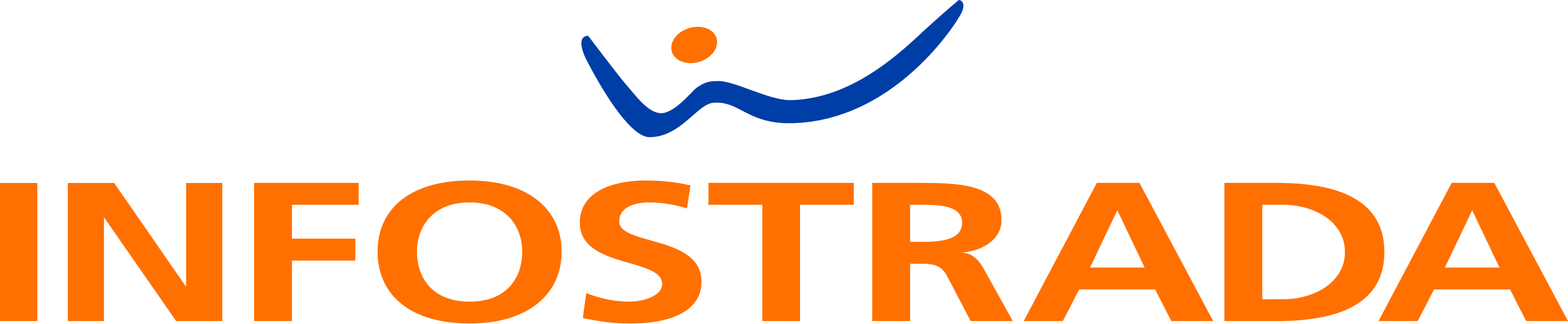 Infostrada logo before 2012 rebrand