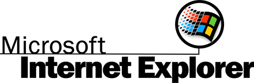 Internet Explorer logo before 1997 rebrand