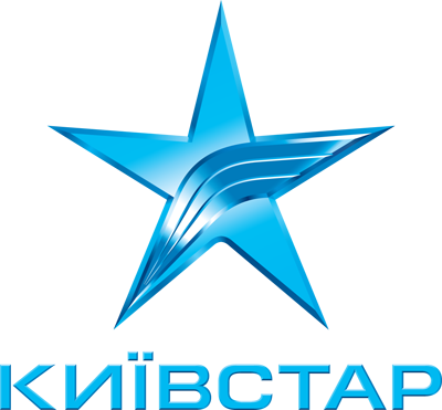Kyivstar logo before 2015 rebrand
