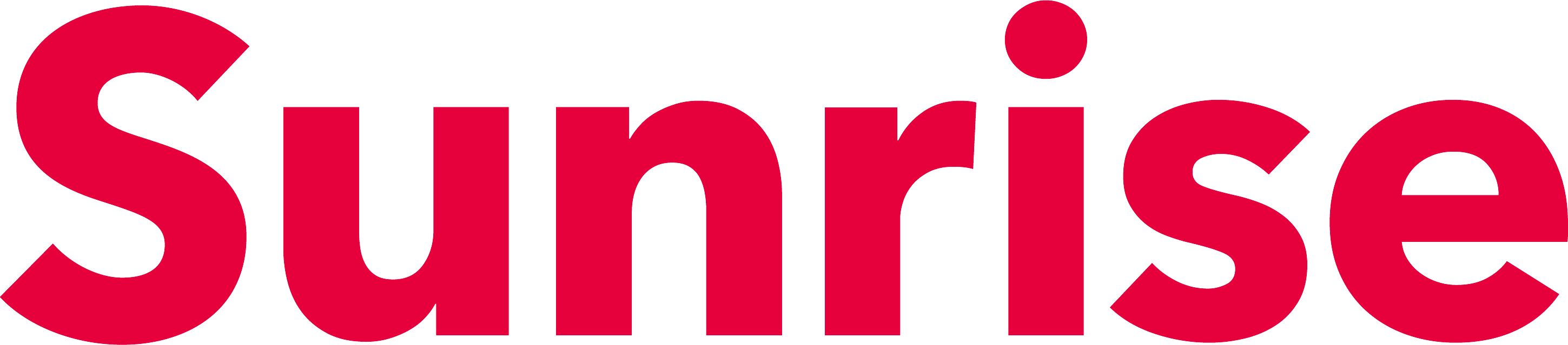 Sunrise logo before 2022 rebrand