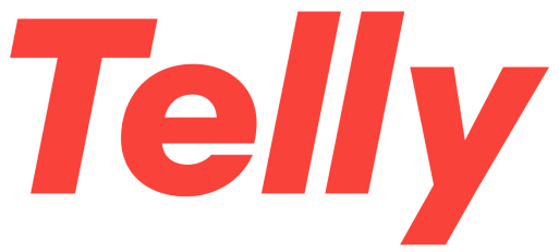 Telly new logo 2020 by Studio Najbrt