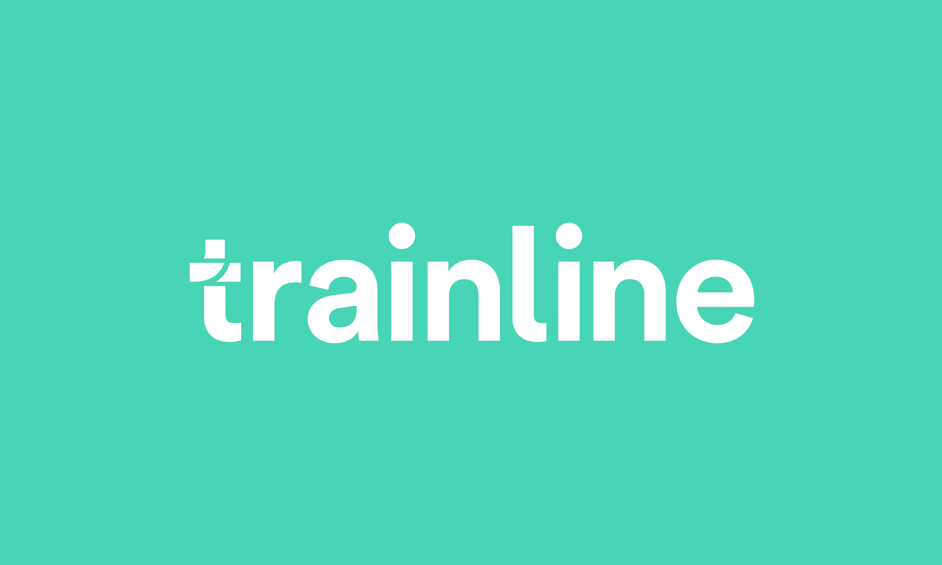 Trainline logo before 2019 rebrand