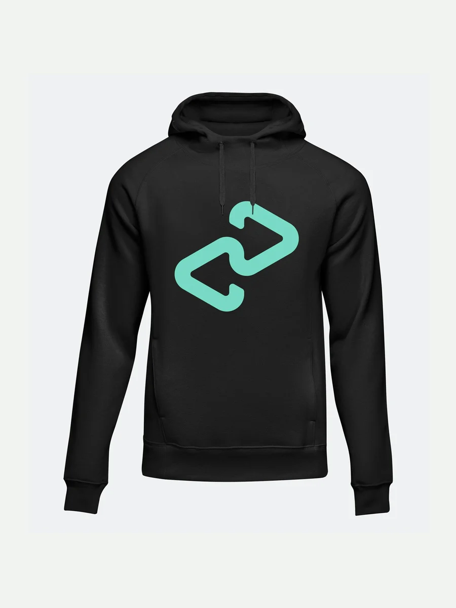 Black hoodie with the Afterpay logo