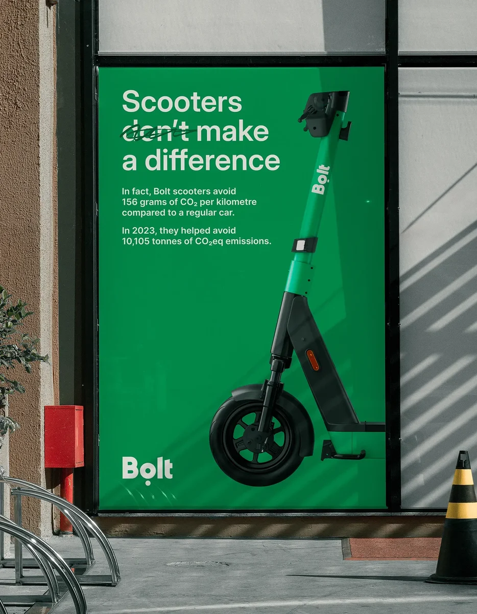 Bolt scooter poster