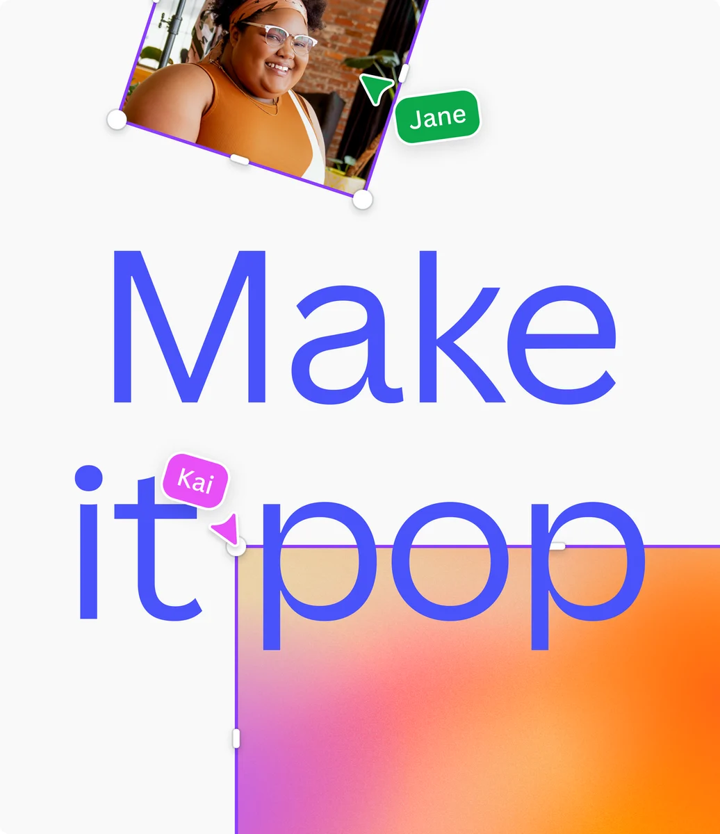 Canva poster: 'Make it pop'