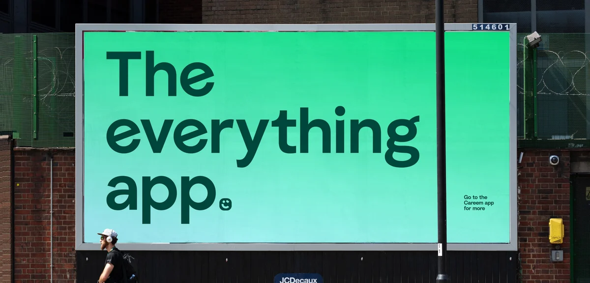Careem billboard: 'The everything app.'