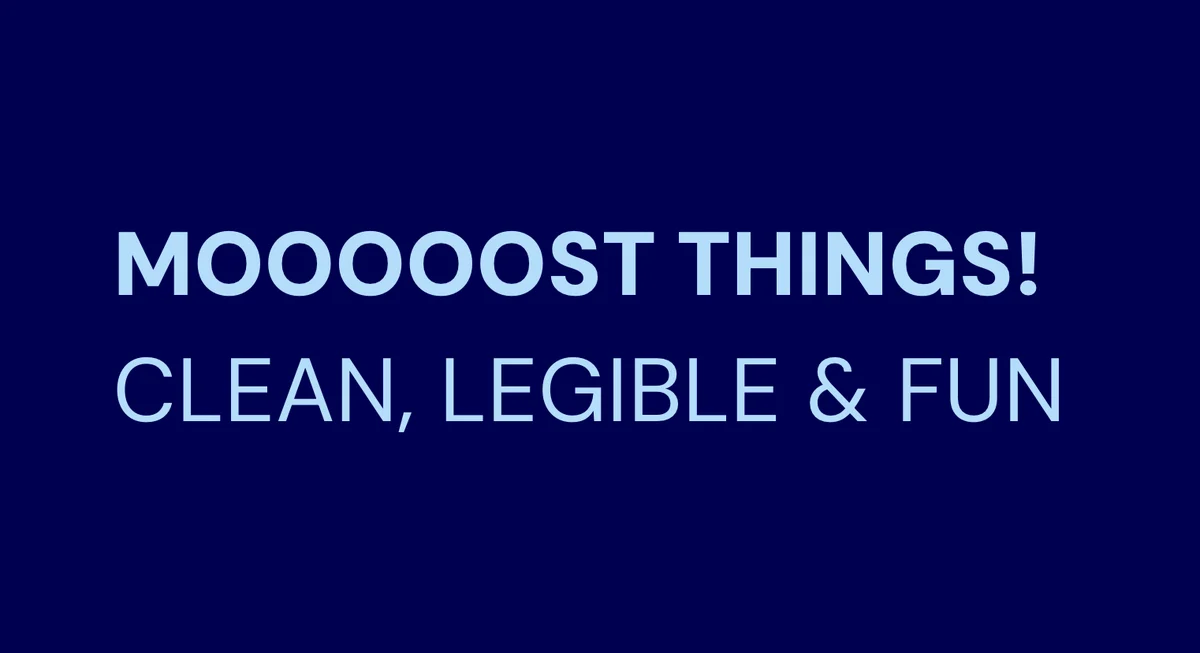 CI&T typography guidance on navy