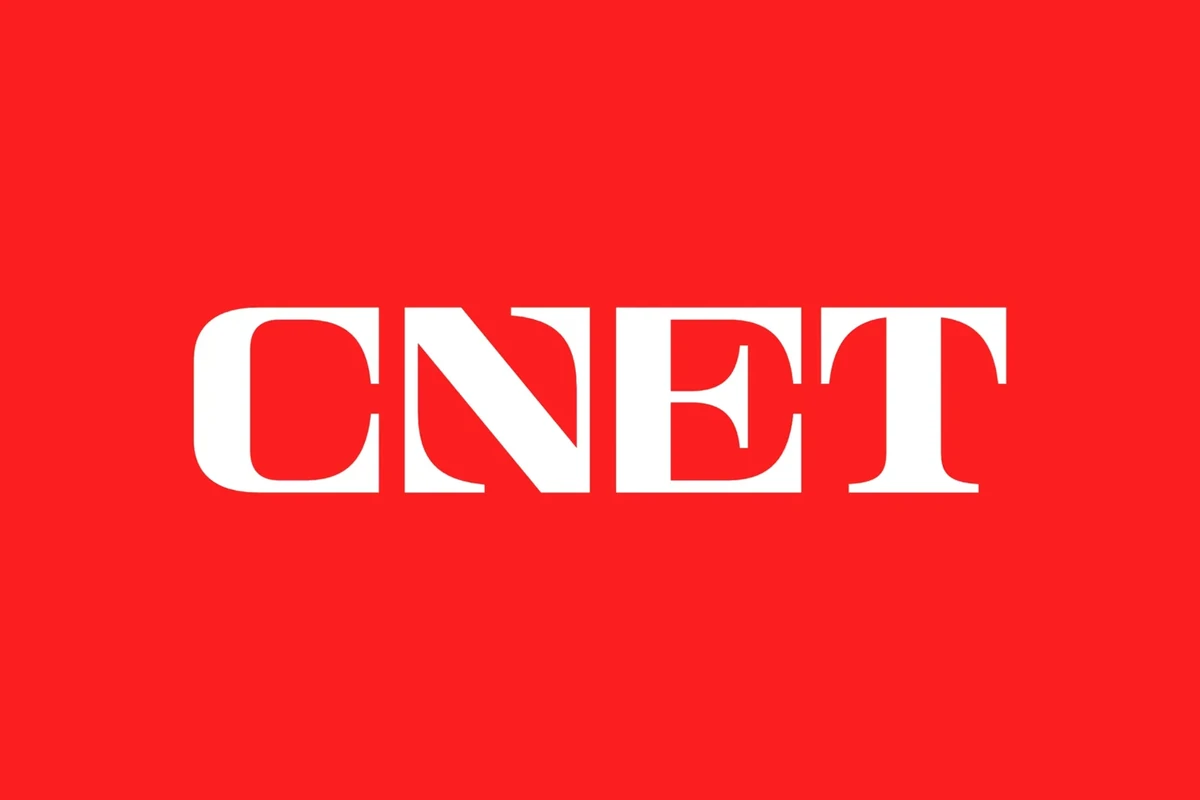 CNET wordmark on red