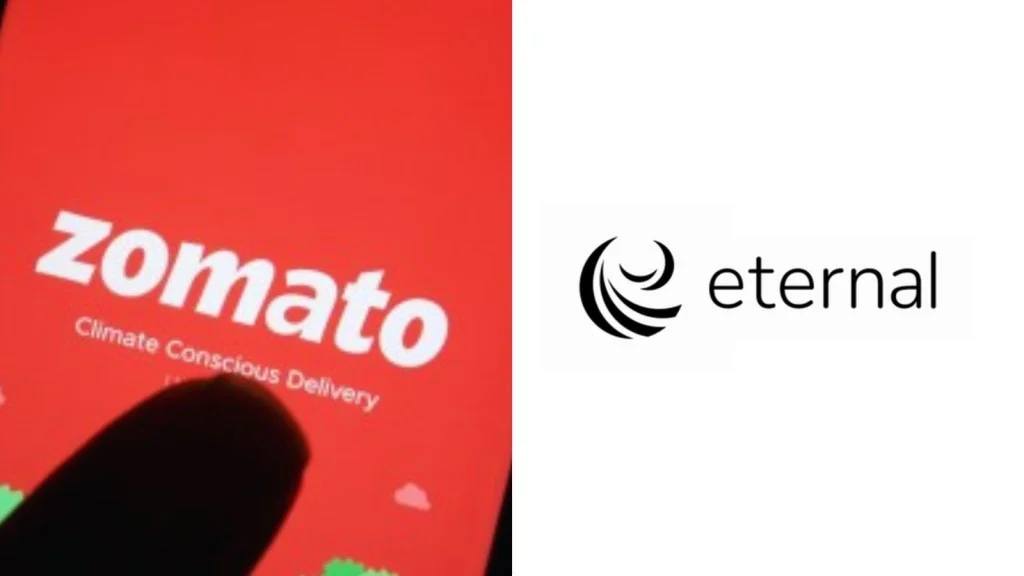 Zomato and Eternal logos side by side