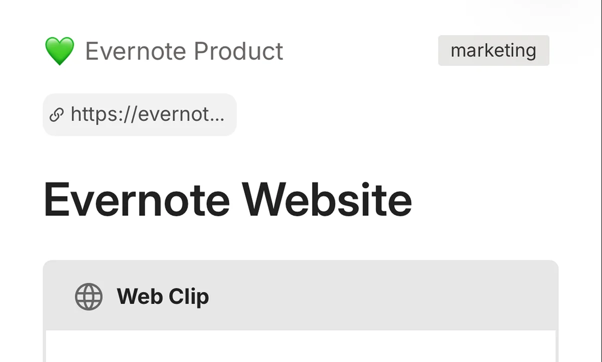 Quickly save content to Evernote from your phone