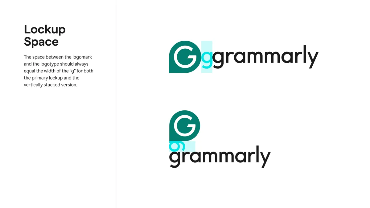 Logo lockup clear space