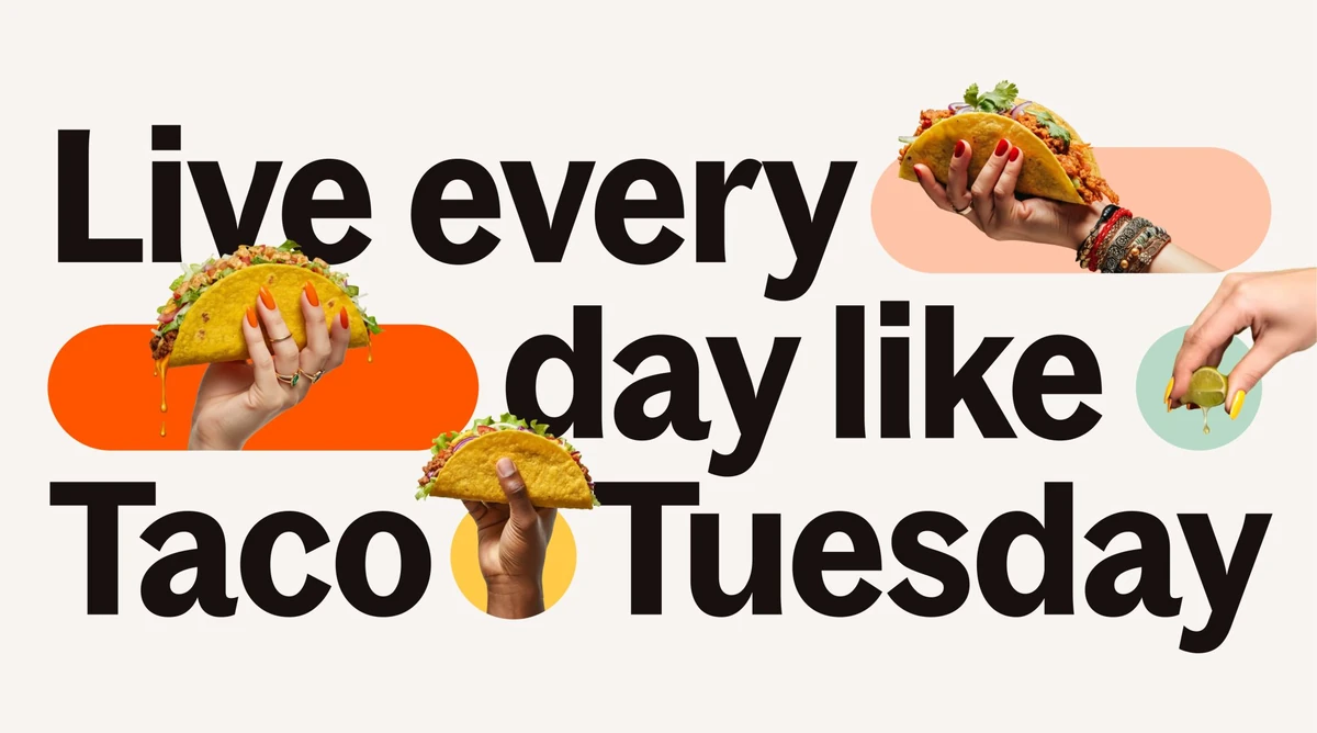 Anuncio de Grubhub: «Live every day like Taco Tuesday»