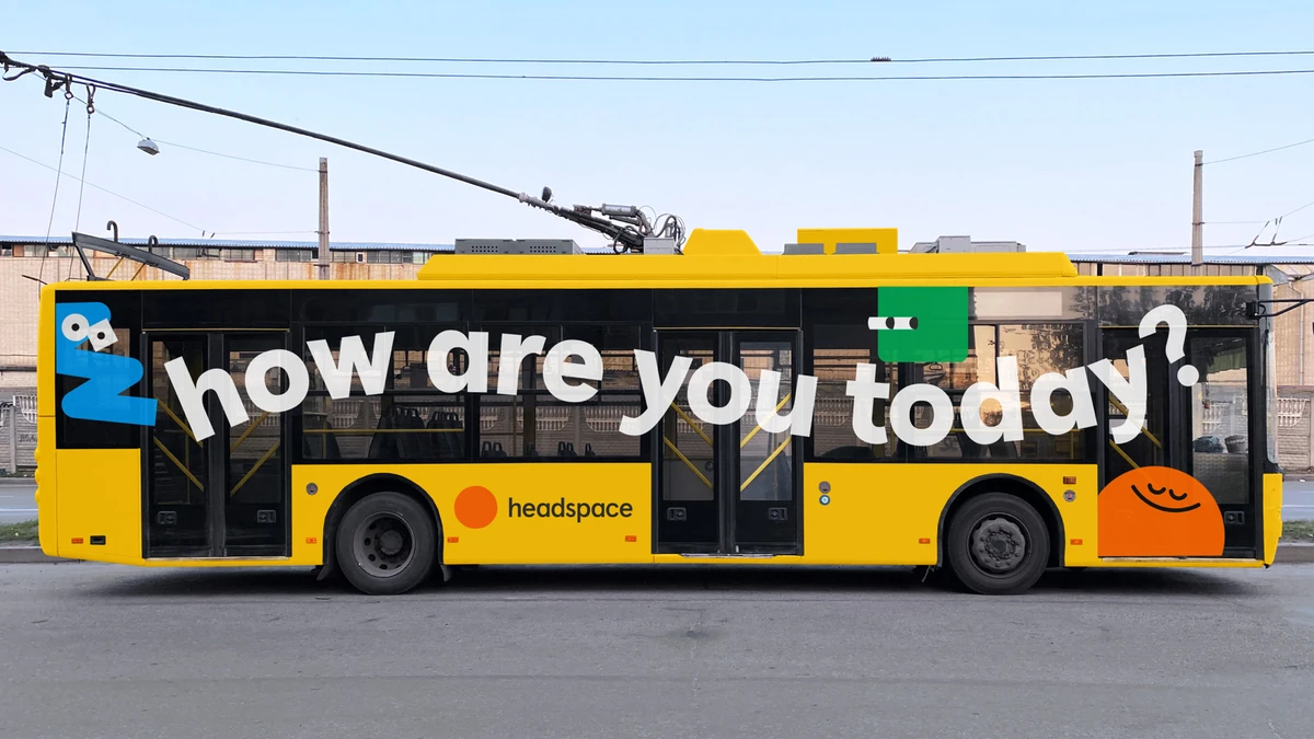 Headspace bus: 'how are you today?'
