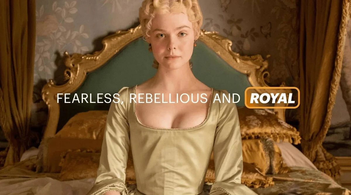 Hulu promo: 'Fearless… Royal' key art