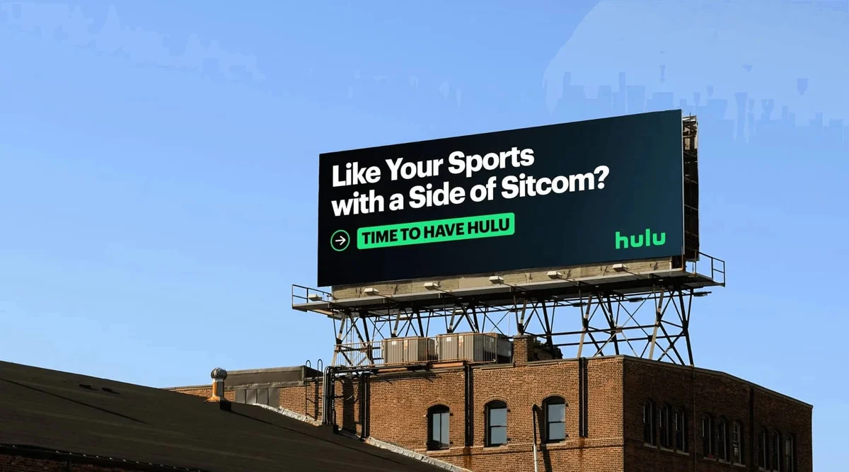 Hulu billboard: 'Like your sports with a side of Mbappé?'
