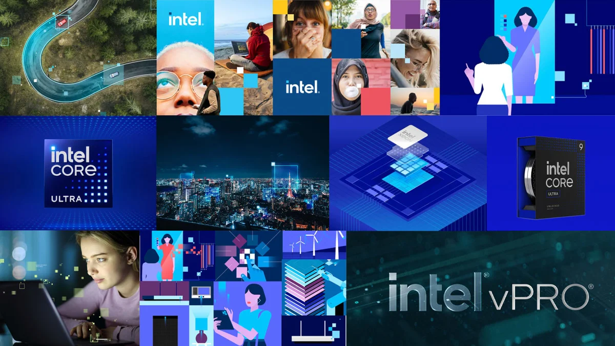 Intel vPro marketing tiles