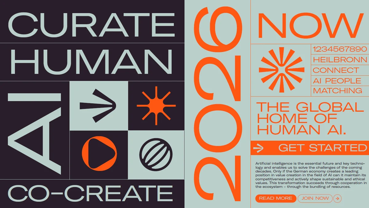 Póster de IPAI 2026: «Curate Human, AI Co-create»