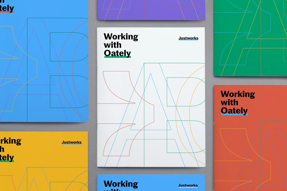 Justworks 'Working with Oately' print covers