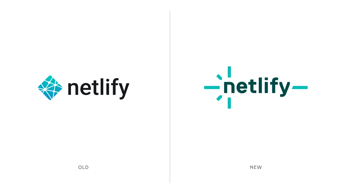 Netlify logo before and after