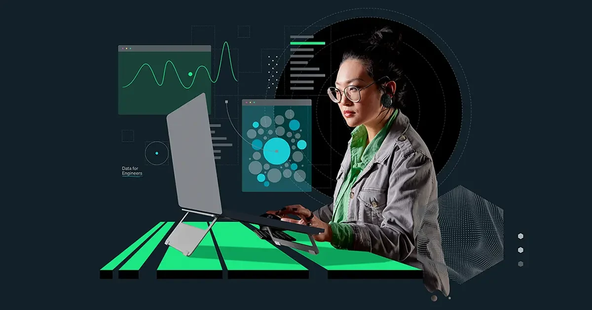 New Relic campaign image: a person at a glowing screen