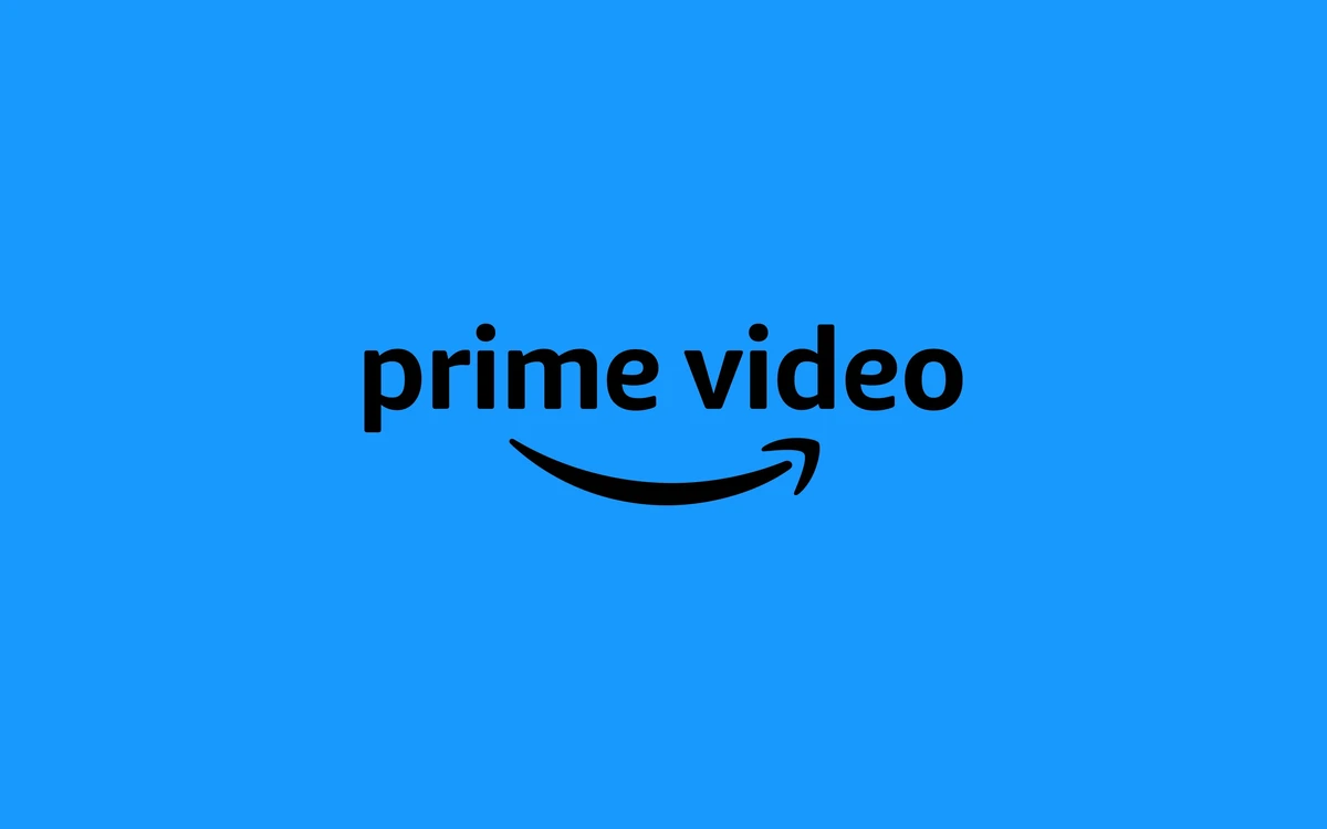 Prime Video wordmark on blue