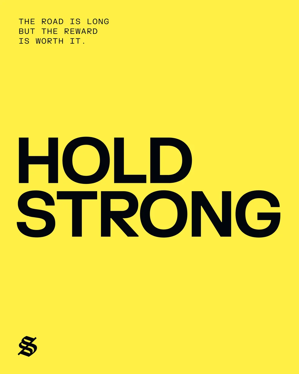 Cartel de Solflare: «Hold Strong»