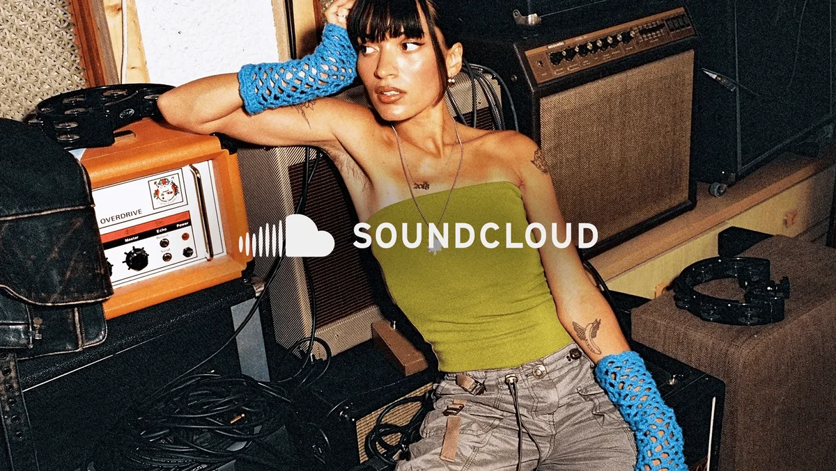 SoundCloud campaign: an artist in a studio