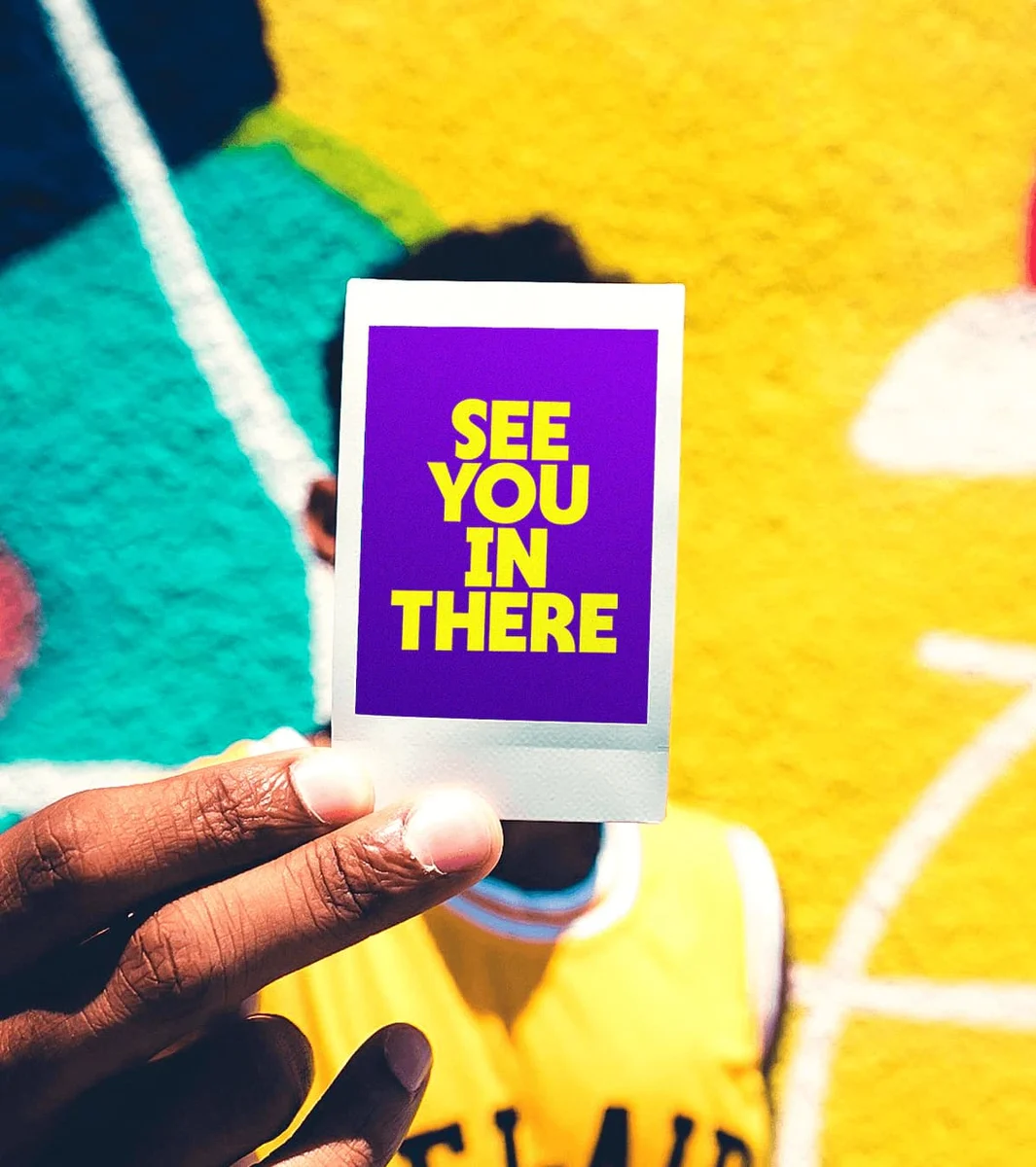 Tubi poster: 'See you in there' on yellow