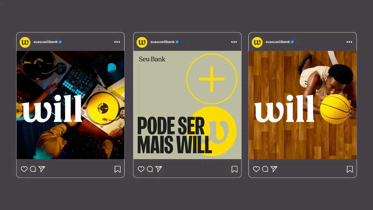Posts de campaña de Will Bank: «Pode ser mais Will»