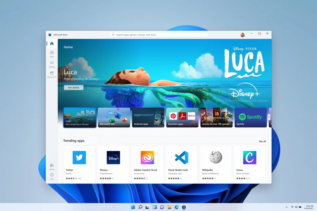 Windows 11 Microsoft Store window